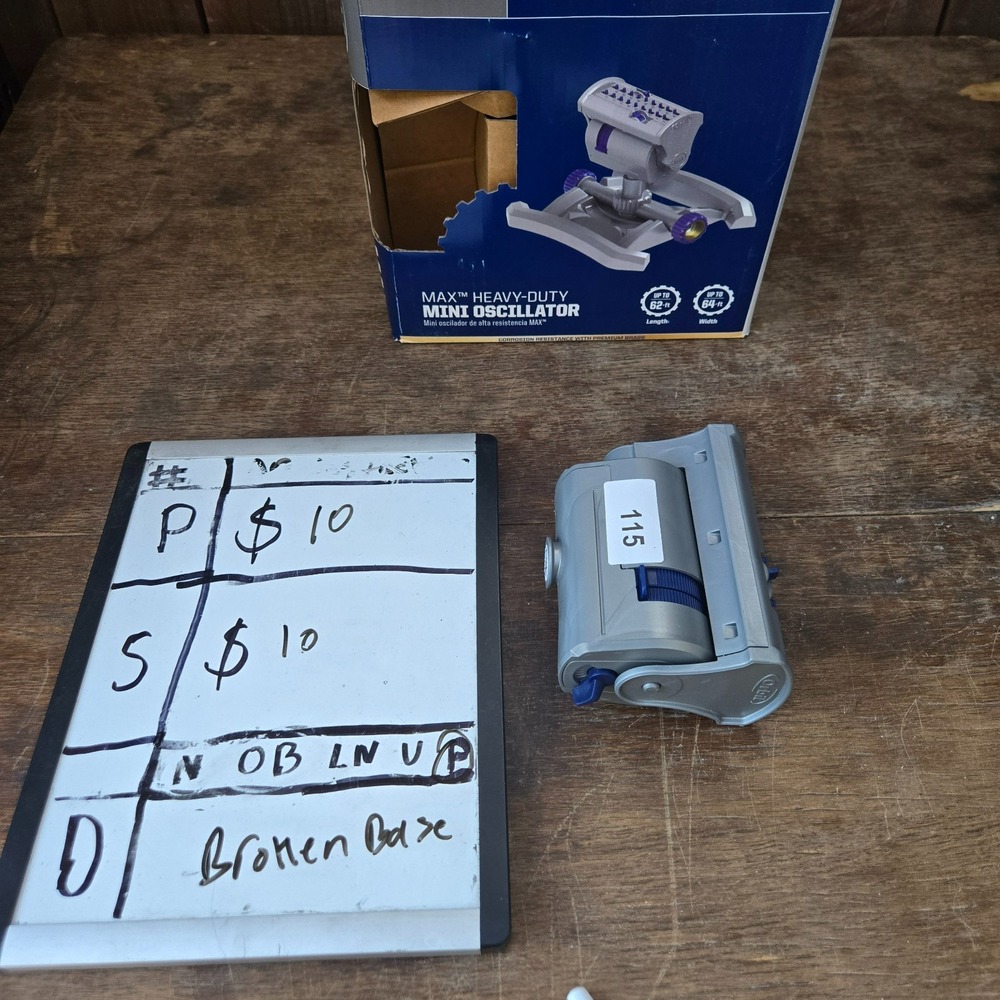 Orbit MAX Mini Oscillator Sprinkler Replacement Head Unit Part Broken
